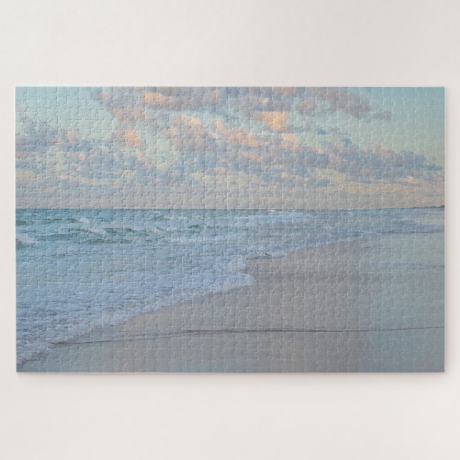 Beach Sunrise Calm Water Artistic Large 20 x 30 Puzzle (Horizontal)