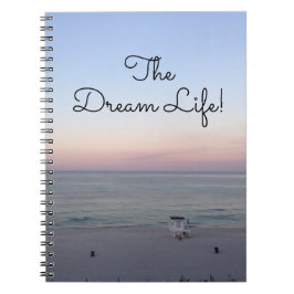 Beach Sunrise Dream Life Notizblock