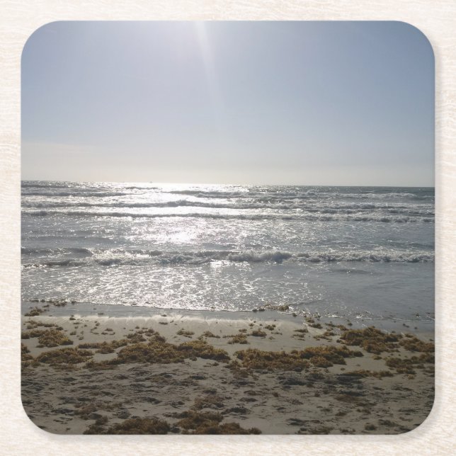 Beach Sunrise Drink Untersetzer (Vorderseite)