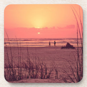 Beach Sunrise Fotografy Untersetzer