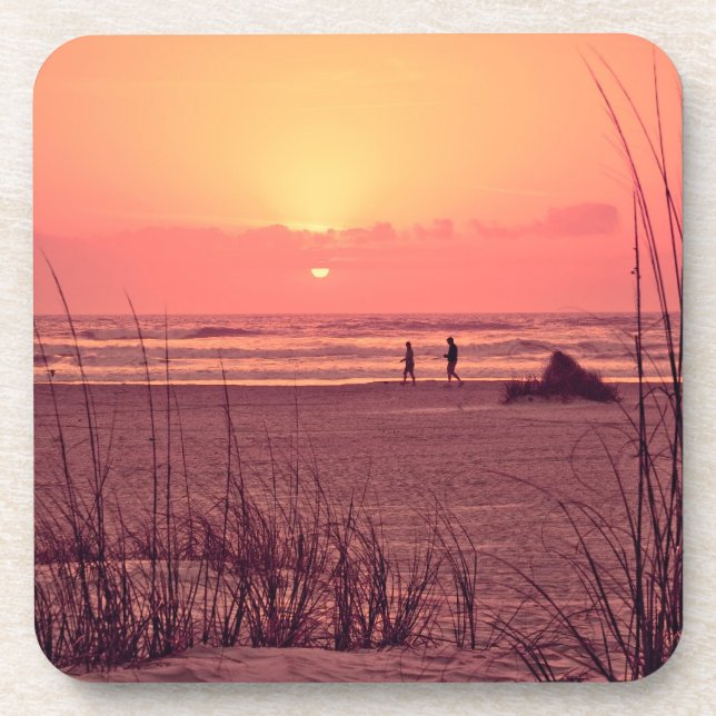 Beach Sunrise Fotografy Untersetzer (Vorderseite)