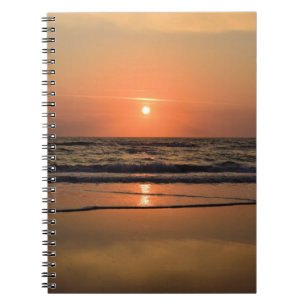 Beach Sunrise Notebook Notizblock