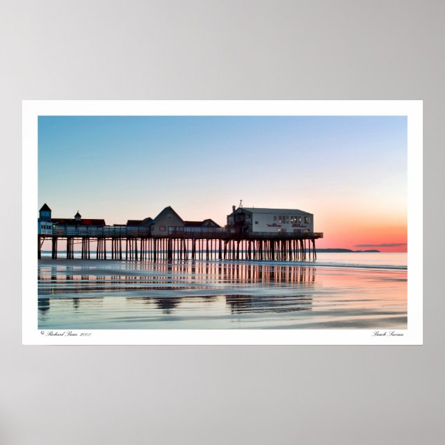 Beach Sunrise Poster (Vorne)