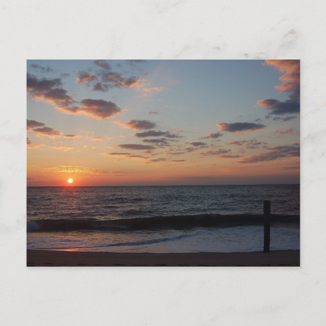 Beach Sunrise Postkarte (Vorderseite)