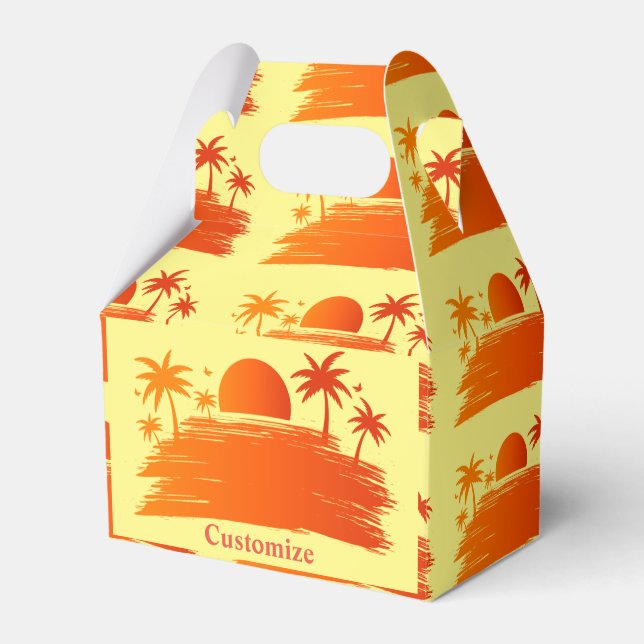 Beach Sunrise Sunset Thunder_Cove Geschenkschachtel (Vorderseite)