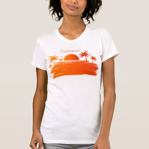 Beach Sunrise Sunset Thunder_Cove T-Shirt