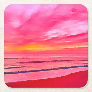 Beach Sunrise Untersetzer von Ocean Design