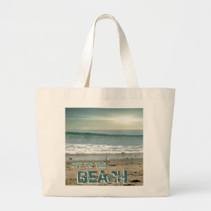 Beach Sunset Beach Bag Jumbo Stoffbeutel