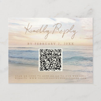 Beach Sunset Beachfront - Scan Code UAWG Begleitkarte