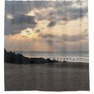 Beach Sunset Duschvorhang