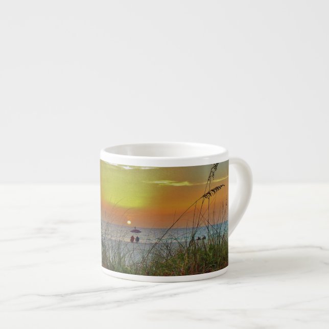 Beach Sunset Espresso Tasse (Vorderseite Rechts)