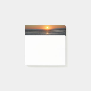 Beach Sunset Foto Stationery 3x3 - Anmerkungen Post-it Klebezettel