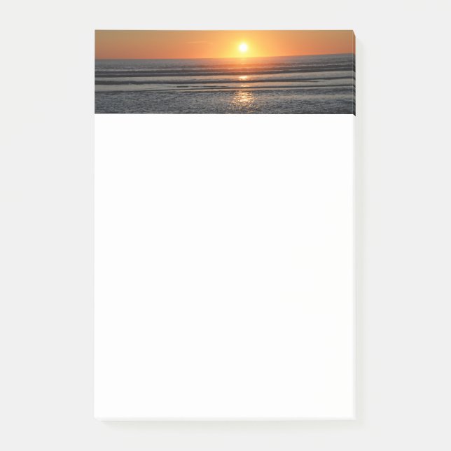 Beach Sunset Foto Stationery 4x6 Nachhinweise Post-it Klebezettel (Vorderseite)