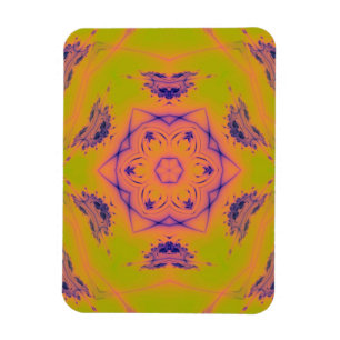 Beach Sunset Gradient Contrast Mandela Magnet