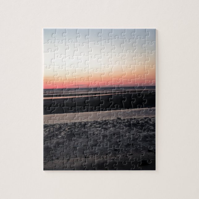 Beach Sunset New Jersey Puzzle (Vertikal)