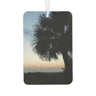 Beach Sunset Palm Tree Car Air Freshener Autolufterfrischer