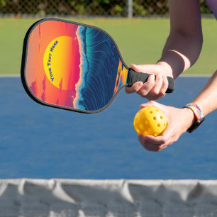 Beach Sunset Pickleball Schläger