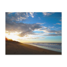 Beach Sunset Postcard