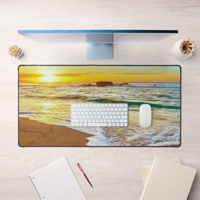 Beach Sunset Schreibtischunterlage (Büro 1)