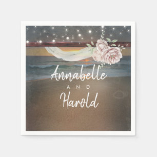 Beach Sunset Serviette