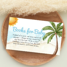 Beach Surf Baby on Board Shower Books for Baby Begleitkarte