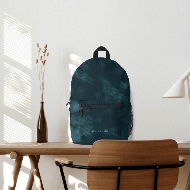 Beach Swim Summer Individuelle Name oder Logo Text Bedruckter Rucksack (Von Creator hochgeladen)