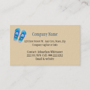 Beach Szene Dreh Flop Fun Sommerurlaub Kunst Visitenkarte