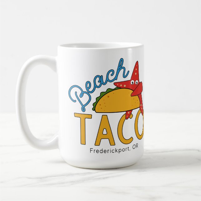 Beach Taco Kaffee Cup Kaffeetasse (Links)