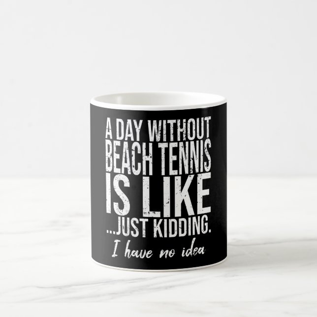 Beach Tennis Sportgeschenk Kaffeetasse (Mittel)