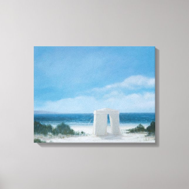 Beach Tent 2012 Leinwanddruck (Vorderseite)