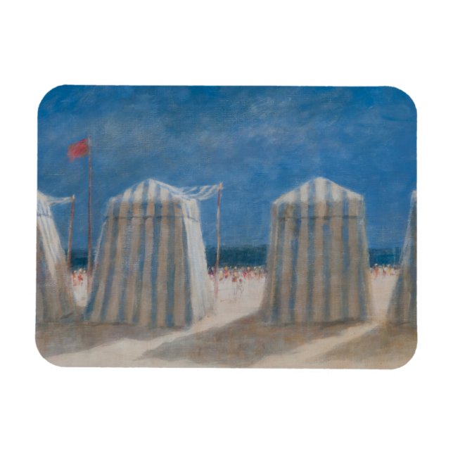 Beach Tents Bretagne 2012 Magnet (Horizontal)