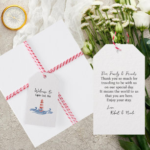 Beach Theme - Cape Code Custom Gift Tags Geschenkanhänger