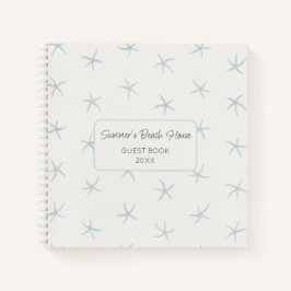 Beach Theme Guest Book B&B Airbnb Boutique Hotels Notizbuch