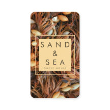 Beach Theme Guest House Business Card