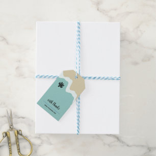 Beach Theme Hang Tag mit Komplimenten Geschenkanhänger
