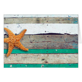 Beach Theme Starfish Wedding rustikal