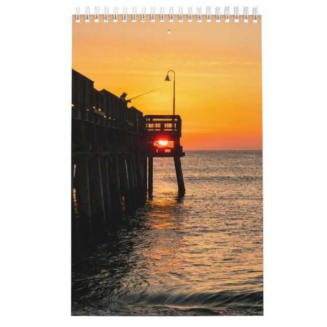 Beach Themed Ocean Foto Geschenk Kalender (Titelbild)