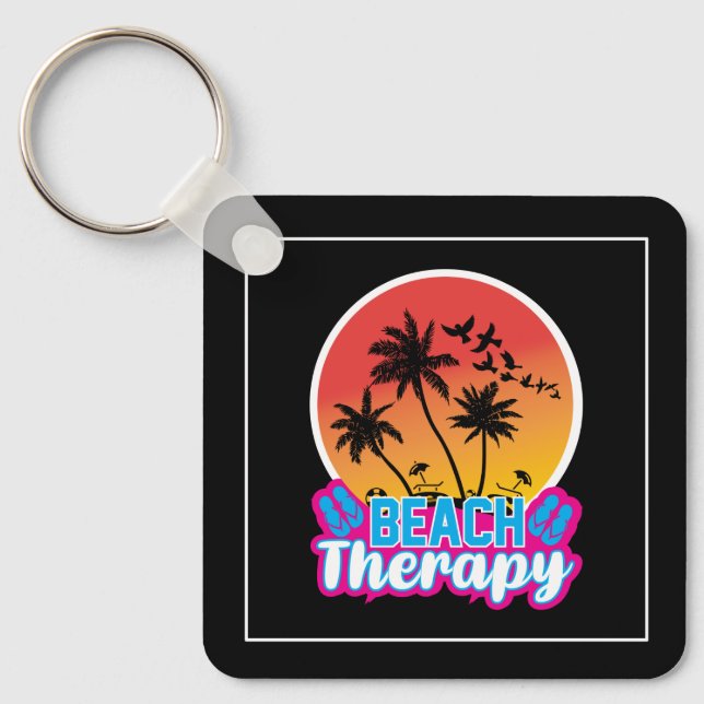 Beach Therapy-18920 Schlüsselanhänger (Vorderseite)