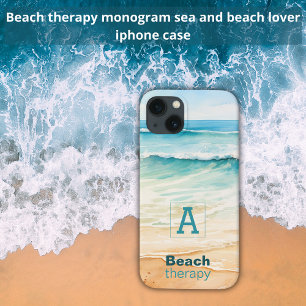 Beach Therapy I Ocean Summer Vibes Monogram Case-Mate iPhone Hülle