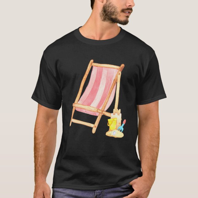 BEACH TIME Classic beach chair T-Shirt (Vorderseite)