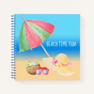 Beach Time Fun! Notizbuch