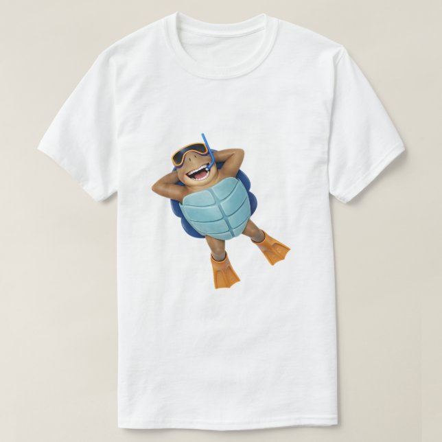 Beach Torin the Turtle T-Shirt (Design vorne)