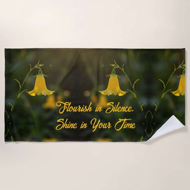 Beach Towel – Flowers for the Soul Strandtuch (Vorderseite)