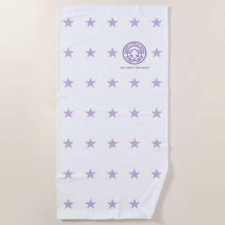 Beach Towel - Lavender - Happy Little Lotus Strandtuch