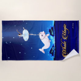 Beach Towel Princess of Whales "Himmlisch Ballet" Strandtuch