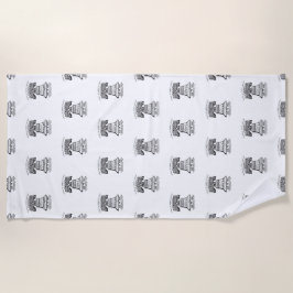 Beach Towel - Repeating Logo Strandtuch