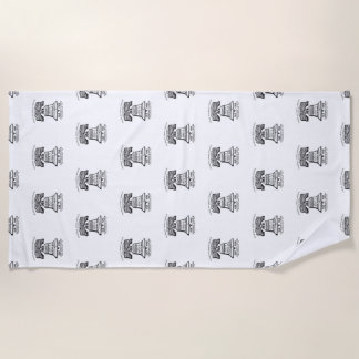 Beach Towel - Repeating Logo Strandtuch