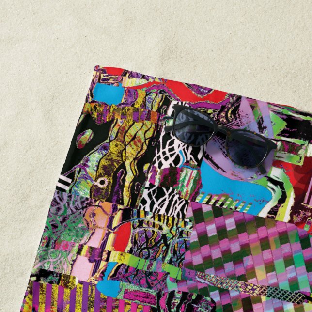 Beach Towel – Urban Fractals Strandtuch (Beispiel)