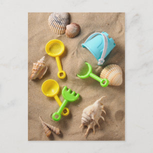 Beach Toys Postkarte