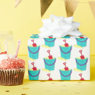 Beach Toys Sand Bucket Pail Shovel Sommerurlaub Geschenkpapier